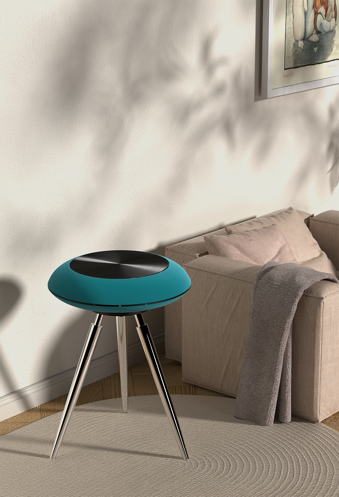 BLUEMAN End Table Bluetooth Speaker UFO